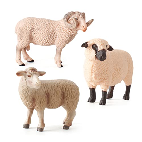 CLISPEED 1 Stück Realistisches Schaf Modell Dekorative Schaffigur für Zuhause Lifelike Tier Modell für Schulprojekte Ästhetisches Deko Element mit Gewellten Hörnern CLISPEED 1 Stück Realistisches Schaf Modell Dekorative Schaffigur für Zuhause Lifelike Tier Modell für Schulprojekte Ästhetisches Deko Element mit Gewellten Hörnern von CLISPEED