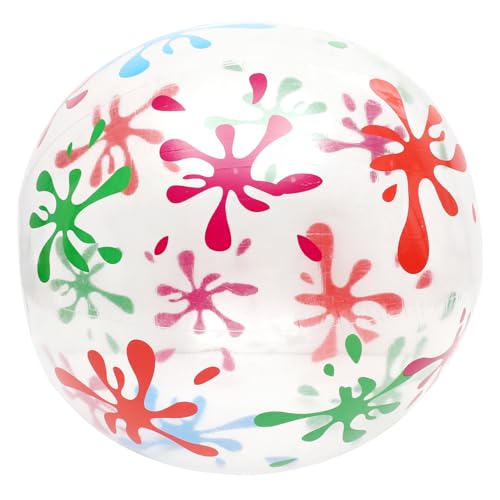 CLISPEED 1 Stück Transparenter Aufblasbarer Strandball für Durchmesser Kreatives Design für Schwimmbad und Strand Fördert Familienspaß und Interaktion Leicht zu Lagern CLISPEED 1 Stück Transparenter Aufblasbarer Strandball für Durchmesser Kreatives Design für Schwimmbad und Strand Fördert Familienspaß und Interaktion Leicht zu Lagern von CLISPEED