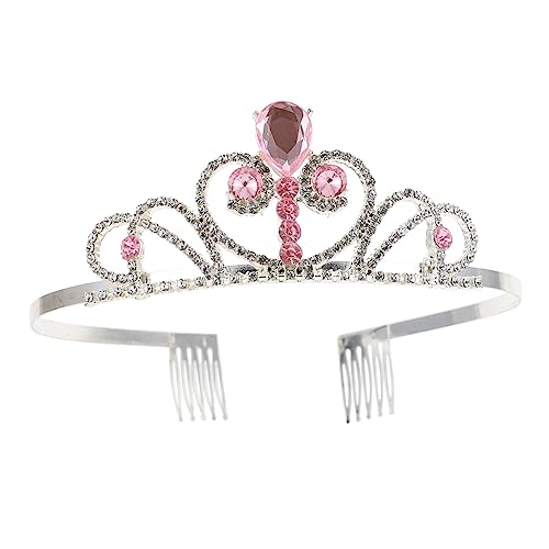 CLISPEED 1 Stück Wunderschöne aus Strass Glitzernde Tiara für Geburtstagsfeiern und Rollenspiele Bequem und Leicht zu Tragen für Kleine Prinzessinnen CLISPEED 1 Stück Wunderschöne aus Strass Glitzernde Tiara für Geburtstagsfeiern und Rollenspiele Bequem und Leicht zu Tragen für Kleine Prinzessinnen von CLISPEED