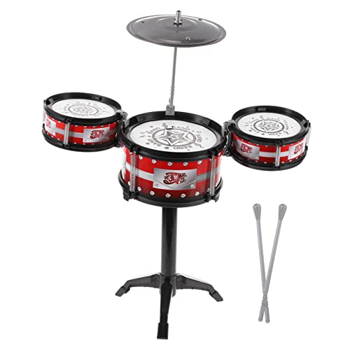 CLISPEED 1-Teiliges Set Jazztrommel für kindertrommel kinderinstrumente Schlagzeugspielzeug Kleinkinder Schlagzeug für Mini Musik Spielzeugtrommeln trommeln rot CLISPEED 1-Teiliges Set Jazztrommel für kindertrommel kinderinstrumente Schlagzeugspielzeug Kleinkinder Schlagzeug für Mini Musik Spielzeugtrommeln trommeln rot von CLISPEED