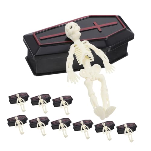 CLISPEED 10 Sätze Halloween Prank Requisiten Kunststoff für Süßigkeiten und Schmuck Kompakte Deko für Partys und Veranstaltungen von CLISPEED