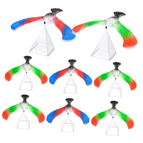 CLISPEED 10 Stück Balance-Vogel- Finger Adler Balancieren Balance-Adler- Ausgewogen Balancierender Vogel Balance-vogelspielzeug Spielzeuge Plastik Zufällige Farbe von CLISPEED