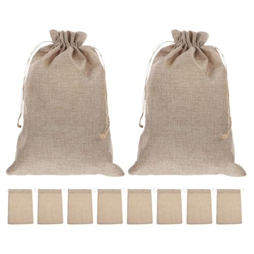 CLISPEED 10 Stück Kleine Jutesäckchen mit Kordelzug Rustikale Baumwoll-beutel für Hochzeit Party Geburtstagsgeschenke Schmuck Süßigkeitenaufbewahrung Wiederverwendbar CLISPEED 10 Stück Kleine Jutesäckchen mit Kordelzug Rustikale Baumwoll-beutel für Hochzeit Party Geburtstagsgeschenke Schmuck Süßigkeitenaufbewahrung Wiederverwendbar von CLISPEED