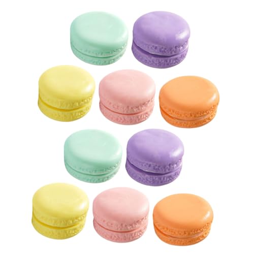 CLISPEED 10 Stück Macaron-Schaufenster-Requisiten Stütze Künstliche Lebensmittel-Requisiten Macaron-Modell küchendekoration Kitchen Decoration Wohnkultur gefälschtes Lebensmittelmodell PVC von CLISPEED