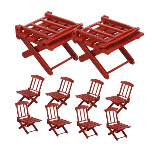CLISPEED 10 Stück Maßstab Realistische Faltbare Mini Gartenmöbel für Puppenhäuser Vielseitige Dekoration für Feengärten DIY Strand und Hochzeitstorten Accessoires CLISPEED 10 Stück Maßstab Realistische Faltbare Mini Gartenmöbel für Puppenhäuser Vielseitige Dekoration für Feengärten DIY Strand und Hochzeitstorten Accessoires von CLISPEED