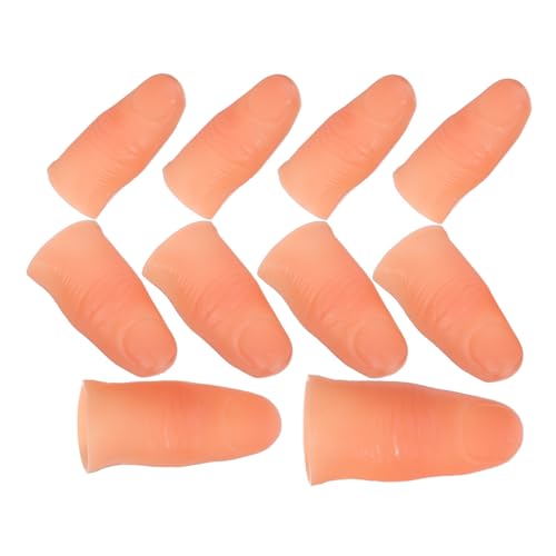 CLISPEED 10 Stück Teiliges Fingertrick Requisiten aus Kunststoff Realistische Simulation mit Nägeln Langlebige Zaubertrick Finger für Bühnenauftritte Partys und Übung Natürliche Optik mit CLISPEED 10 Stück Teiliges Fingertrick Requisiten aus Kunststoff Realistische Simulation mit Nägeln Langlebige Zaubertrick Finger für Bühnenauftritte Partys und Übung Natürliche Optik mit von CLISPEED