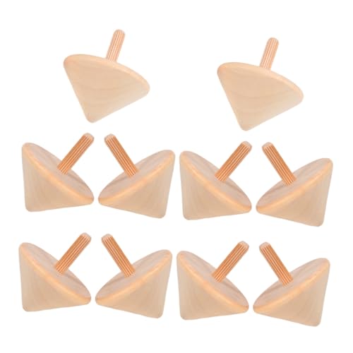 CLISPEED 10 Stück Teiliges Holz zum Bemalen DIY Spinning Gyroscope Toy für Natürliche Holzmaterialien Langlebig Fördert Hand Auge Koordination für Indoor und Outdoor Spiel CLISPEED 10 Stück Teiliges Holz zum Bemalen DIY Spinning Gyroscope Toy für Natürliche Holzmaterialien Langlebig Fördert Hand Auge Koordination für Indoor und Outdoor Spiel von CLISPEED