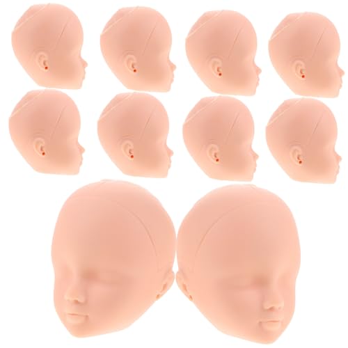 CLISPEED 10 Stück Teiliges Kleine Puppenköpfe aus Geruchlosem Material Leicht und Sicher zum Basteln Schminken und Bekleiden Doll Accessoires Detailreich und Naturgetreu Gestaltet CLISPEED 10 Stück Teiliges Kleine Puppenköpfe aus Geruchlosem Material Leicht und Sicher zum Basteln Schminken und Bekleiden Doll Accessoires Detailreich und Naturgetreu Gestaltet von CLISPEED