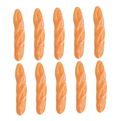 CLISPEED 10 Stück Teiliges Künstliche Baguette Deko Miniatur Brote Realistisch Aussehende Puppenhaus Deko Fotorequisite für Zimmer Hotel Restaurant Food Shop CLISPEED 10 Stück Teiliges Künstliche Baguette Deko Miniatur Brote Realistisch Aussehende Puppenhaus Deko Fotorequisite für Zimmer Hotel Restaurant Food Shop von CLISPEED