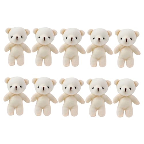 CLISPEED 10 Stück Teiliges Mini Kuschelbären Schlüsselanhänger aus Weichem Plüsch Niedlicher Bär Anhänger zum Aufhängen an Taschen und Rucksäcken Leichte Kompakte Mini Dekoration für CLISPEED 10 Stück Teiliges Mini Kuschelbären Schlüsselanhänger aus Weichem Plüsch Niedlicher Bär Anhänger zum Aufhängen an Taschen und Rucksäcken Leichte Kompakte Mini Dekoration für von CLISPEED