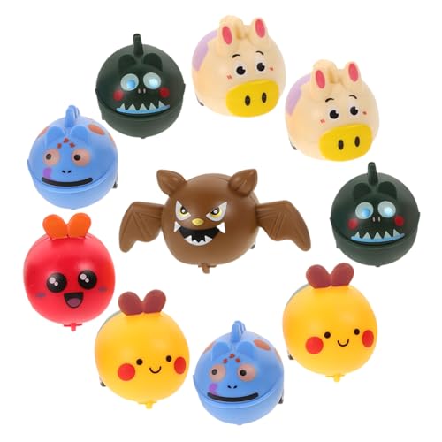 CLISPEED 10 Stück Teiliges Nachziehspielzeug Auto mit Lebendigem Cartoon Design Friktionsbetrieben Buntes Kleinkindspielzeug für Jungen und Mädchen Motorik und Kognitiven Fähigkeiten CLISPEED 10 Stück Teiliges Nachziehspielzeug Auto mit Lebendigem Cartoon Design Friktionsbetrieben Buntes Kleinkindspielzeug für Jungen und Mädchen Motorik und Kognitiven Fähigkeiten von CLISPEED