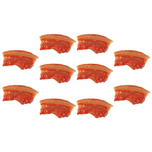 CLISPEED 10 Stück Teiliges Realistisches Fake Meat Modell für Dekoration Lebensmittelsimulation für Küche Restaurant und Hot Pot Lebensechte Attrappe Dekoratives CLISPEED 10 Stück Teiliges Realistisches Fake Meat Modell für Dekoration Lebensmittelsimulation für Küche Restaurant und Hot Pot Lebensechte Attrappe Dekoratives von CLISPEED