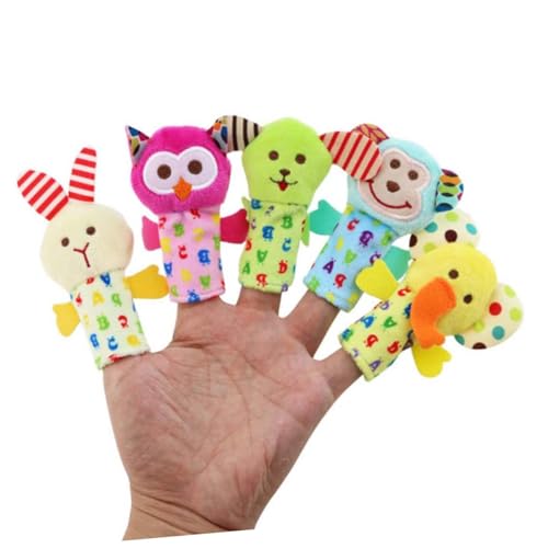CLISPEED 10 Stück Teiliges Set Weiche Tier Fingerpuppen für Spielerisches Montessori aus Hautfreundlichem Material für Geschichten Erzählen und Frühkindliche im Kindergarten Hause CLISPEED 10 Stück Teiliges Set Weiche Tier Fingerpuppen für Spielerisches Montessori aus Hautfreundlichem Material für Geschichten Erzählen und Frühkindliche im Kindergarten Hause von CLISPEED
