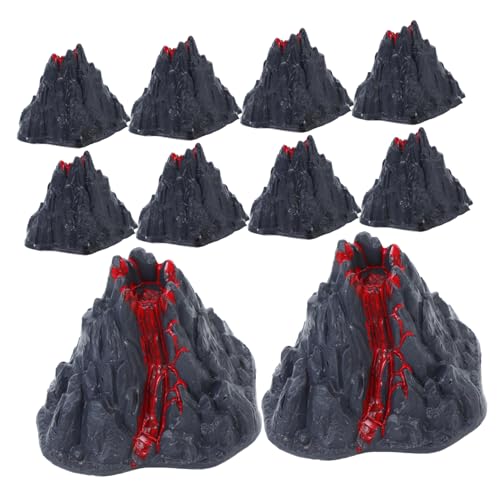 CLISPEED 10 Stück Vulkan Lava Vulkan Spielzeugmodell Vulkanlandschaft Simulation Vulkandekor 3D Vulkanmodell Vulkan Simulation Vulkan Spielzeugform Vulkane Garten Klein CLISPEED 10 Stück Vulkan Lava Vulkan Spielzeugmodell Vulkanlandschaft Simulation Vulkandekor 3D Vulkanmodell Vulkan Simulation Vulkan Spielzeugform Vulkane Garten Klein von CLISPEED