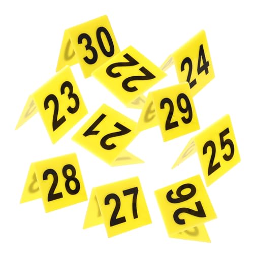 CLISPEED 10 Teiliges Acryl Beweismarker Zahlenmarkierungen Dreieckige Einsatzort Markierungsschilder Multifunktionale Evidenz Tischnummern Gelb schwarz für Detektivspiele und CLISPEED 10 Teiliges Acryl Beweismarker Zahlenmarkierungen Dreieckige Einsatzort Markierungsschilder Multifunktionale Evidenz Tischnummern Gelb schwarz für Detektivspiele und von CLISPEED