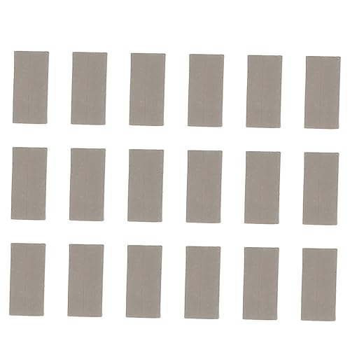 CLISPEED 100 Stück Backsteinmodellbausteine Mini-Steine Material Miniatur Mikro Landschaftsbau Mini-rote Ziegel Klein Winzig Wand Dekoration Realistisch Künstlich Für Grey Ton von CLISPEED