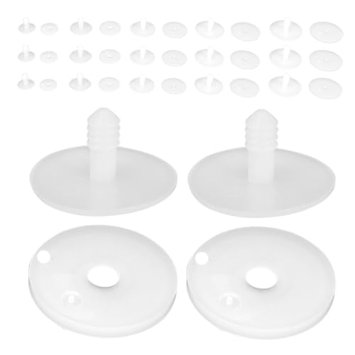 CLISPEED 100 Stück DIY Puppenskelettgelenke Kunststoff Gelenkverbinder für Handgemachte Bären und Stofftiere Bewegliche Puppengelenke Vielseitige Bastelzubehör für Puppenherstellung CLISPEED 100 Stück DIY Puppenskelettgelenke Kunststoff Gelenkverbinder für Handgemachte Bären und Stofftiere Bewegliche Puppengelenke Vielseitige Bastelzubehör für Puppenherstellung von CLISPEED