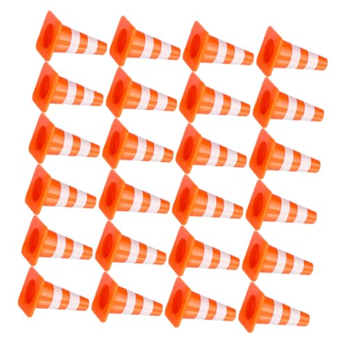 CLISPEED 100 Stück Mini Verkehrscones Lernspielzeug für Straßenverkehrsszenen und Kognitive Entwicklung Lehrreiche Verkehrsschilder und Blockaden Orange CLISPEED 100 Stück Mini Verkehrscones Lernspielzeug für Straßenverkehrsszenen und Kognitive Entwicklung Lehrreiche Verkehrsschilder und Blockaden Orange von CLISPEED