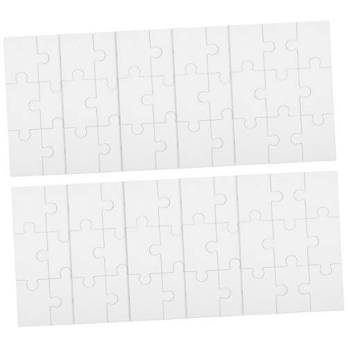 CLISPEED 10Blätter Leere Puzzleteile für DIY Graffiti Kreatives Bastelset für Pädagogisches Kreativität und Problemlösung CLISPEED 10Blätter Leere Puzzleteile für DIY Graffiti Kreatives Bastelset für Pädagogisches Kreativität und Problemlösung von CLISPEED
