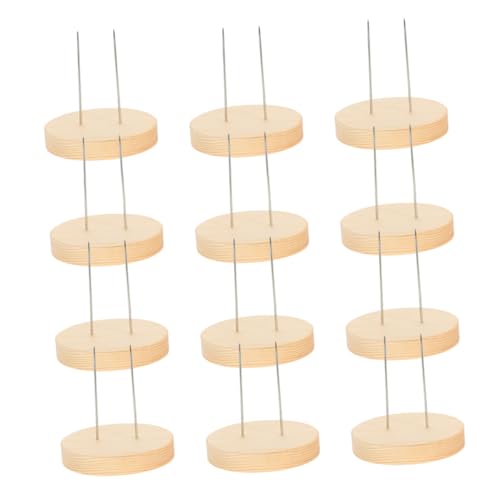 CLISPEED 12 Stück Holzständer für Gehäkelte Puppen mit Doppelter Nadel Stabiler Halter für Handgefertigte Sammlerstücke und Tonfiguren für Kreative Ausstellungen CLISPEED 12 Stück Holzständer für Gehäkelte Puppen mit Doppelter Nadel Stabiler Halter für Handgefertigte Sammlerstücke und Tonfiguren für Kreative Ausstellungen von CLISPEED