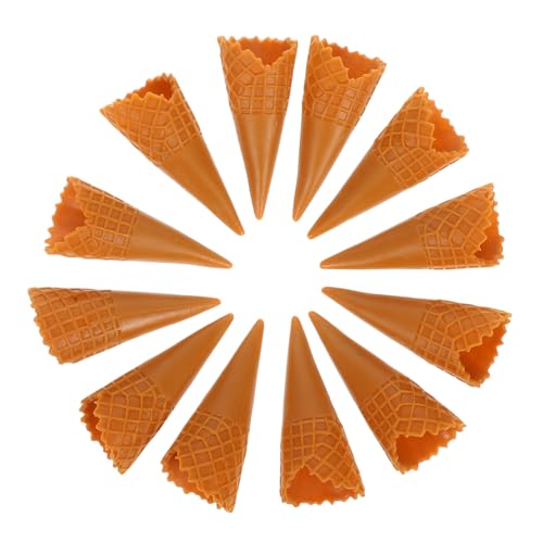 CLISPEED 12 Stück Mini Eiswaffeln Künstliche Eistüten Modelle für DIY Bastelarbeiten Fotorequisiten Dekoration Langlebige und Pflegeleichte Eisdesserts CLISPEED 12 Stück Mini Eiswaffeln Künstliche Eistüten Modelle für DIY Bastelarbeiten Fotorequisiten Dekoration Langlebige und Pflegeleichte Eisdesserts von CLISPEED