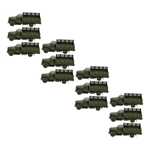 CLISPEED 12 Stück Modellspielzeug für Militärfahrzeuge Miniaturlastwagen Kinderlastwagen LKW-Modellspielzeug klassisches Kinderspielzeug dekoratives LKW- Automodell pp Dunkelgrün CLISPEED 12 Stück Modellspielzeug für Militärfahrzeuge Miniaturlastwagen Kinderlastwagen LKW-Modellspielzeug klassisches Kinderspielzeug dekoratives LKW- Automodell pp Dunkelgrün von CLISPEED