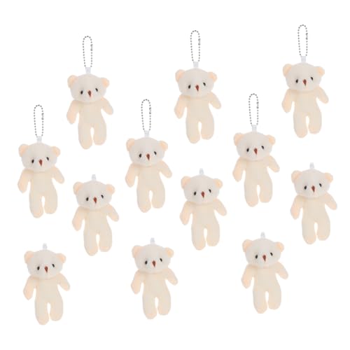 CLISPEED 12 Stück Süße Mini Bärenfiguren aus PP Baumwolle DIY Schlüsselanhänger Rucksack Anhänger und Party für Valentinstag und Feiern CLISPEED 12 Stück Süße Mini Bärenfiguren aus PP Baumwolle DIY Schlüsselanhänger Rucksack Anhänger und Party für Valentinstag und Feiern von CLISPEED