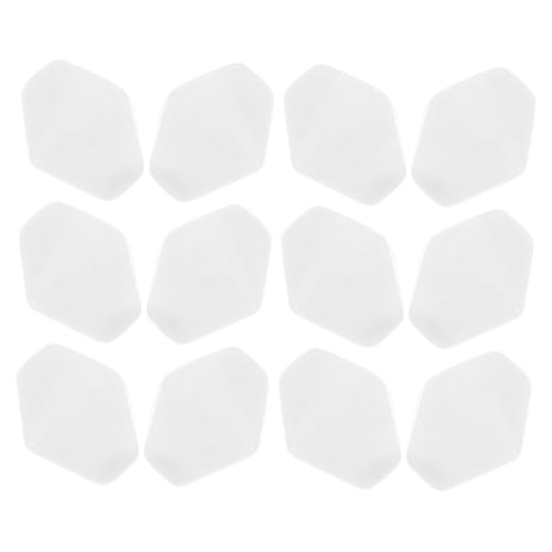 CLISPEED 12 Stück Teiliges Acryl Würfelset Seitig Blanko mit Glatter Oberfläche für DIY Brettspiele und Unterricht Robuste Spielwürfel für Interaktive Lernspiele und Freizeitspaß von CLISPEED