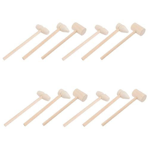 CLISPEED 12 Stück Teiliges Holzhammer Mini Food Mallet Holzspielzeug für Hand Auge koordination Motorikförderung Kreatives Ab Jahren Glatte Kanten Sicher und Leicht zu Halten CLISPEED 12 Stück Teiliges Holzhammer Mini Food Mallet Holzspielzeug für Hand Auge koordination Motorikförderung Kreatives Ab Jahren Glatte Kanten Sicher und Leicht zu Halten von CLISPEED
