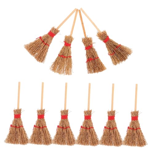 CLISPEED 12 Stück Teiliges Mini Hexenbesen Rot Gebunden Langlebige Mini Dekoration für Puppenhaus Halloween Vielseitig Einsetzbar als Mikro Landschaftsaccessoire und DIY Bastelmaterial CLISPEED 12 Stück Teiliges Mini Hexenbesen Rot Gebunden Langlebige Mini Dekoration für Puppenhaus Halloween Vielseitig Einsetzbar als Mikro Landschaftsaccessoire und DIY Bastelmaterial von CLISPEED