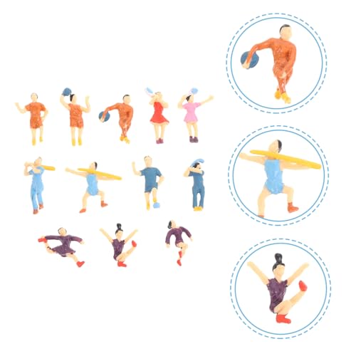 CLISPEED 12 Stück Teiliges Mini Menschen Modellset DIY Zubehör für Sandtisch Langlebige Detailreiche Miniatur Figuren für Realistische Landschafts Architekturmodelle CLISPEED 12 Stück Teiliges Mini Menschen Modellset DIY Zubehör für Sandtisch Langlebige Detailreiche Miniatur Figuren für Realistische Landschafts Architekturmodelle von CLISPEED