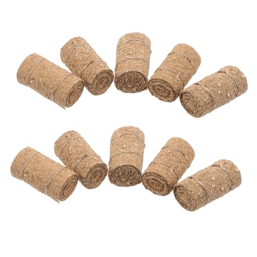 CLISPEED 12 Stück Teiliges Miniatur Heuballen Realistische Dekorative Strohfiguren für Miniaturhäuser Garten Herbstdeko Vielseitig für Modellbau Kinderspielzeug und Ländliche Szenen CLISPEED 12 Stück Teiliges Miniatur Heuballen Realistische Dekorative Strohfiguren für Miniaturhäuser Garten Herbstdeko Vielseitig für Modellbau Kinderspielzeug und Ländliche Szenen von CLISPEED