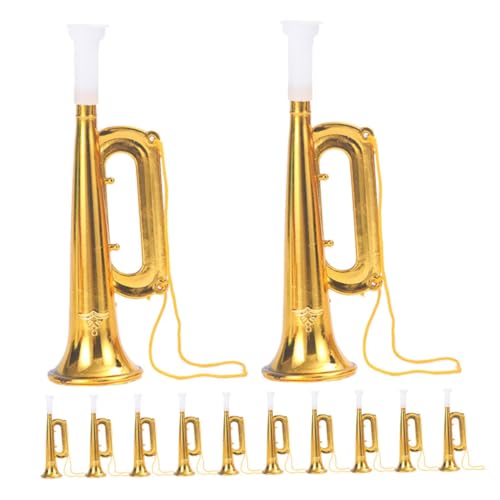 CLISPEED 12 Stück Teiliges Trompeten aus Sicherem Abs Kunststoff Leichtes Langlebiges Musikinstrument für Musikalische und Kreatives für Kindergeburtstage und Partys CLISPEED 12 Stück Teiliges Trompeten aus Sicherem Abs Kunststoff Leichtes Langlebiges Musikinstrument für Musikalische und Kreatives für Kindergeburtstage und Partys von CLISPEED