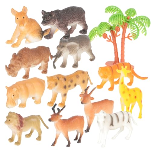 CLISPEED 12 Stück Teiliges Waldtiere Figuren aus Robustem Kunststoff Tiger und Dschungeltiere als Kreative Partydekoration und Einzigartiger Kuchenaufsatz für Kinderzimmer und CLISPEED 12 Stück Teiliges Waldtiere Figuren aus Robustem Kunststoff Tiger und Dschungeltiere als Kreative Partydekoration und Einzigartiger Kuchenaufsatz für Kinderzimmer und von CLISPEED