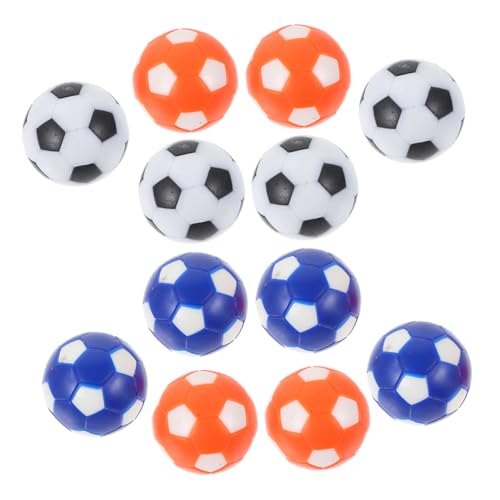 CLISPEED 12 Stück Tischfußball Bälle für Erwachsene Farbige Kickerbälle für Tischfußballspiel Langlebig und Robust für Spielhallen und Zuhause von CLISPEED