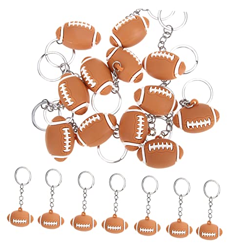 CLISPEED 12Stücke Fußball Schlüsselanhänger Praktischer Schlüsselhalter mit Rugby Design für Geburtstagsgeschenke und Sport Mottopartys für Fußballfans CLISPEED 12Stücke Fußball Schlüsselanhänger Praktischer Schlüsselhalter mit Rugby Design für Geburtstagsgeschenke und Sport Mottopartys für Fußballfans von CLISPEED