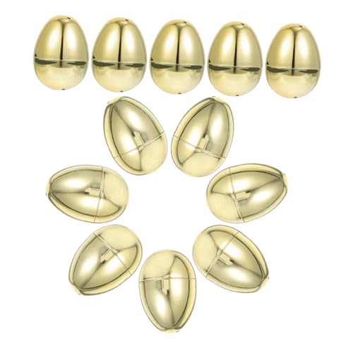 CLISPEED 12Stücke Goldene Ostereier Befüllbare Kunststoff Ostereier Leuchtende Deko für Osterfeiern Einfach Aufzuhängen Kreative Party Gefälligkeiten für CLISPEED 12Stücke Goldene Ostereier Befüllbare Kunststoff Ostereier Leuchtende Deko für Osterfeiern Einfach Aufzuhängen Kreative Party Gefälligkeiten für von CLISPEED