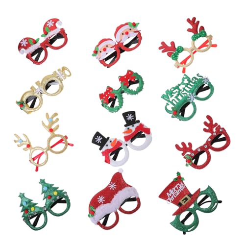 CLISPEED 12st Weihnachtskostüm Brille Zubehör Für Weihnachtsfeiern Frohe Weihnachten Brillen Weihnachtspapierbrille Rahmenbrille Kleidung Brille Weihnachtsfigur Sanduhr Kunststoffrahmen CLISPEED 12st Weihnachtskostüm Brille Zubehör Für Weihnachtsfeiern Frohe Weihnachten Brillen Weihnachtspapierbrille Rahmenbrille Kleidung Brille Weihnachtsfigur Sanduhr Kunststoffrahmen von CLISPEED