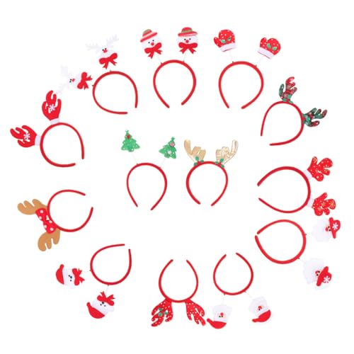 CLISPEED 13 Stück Teiliges Weihnachts Haarreifen für Erwachsene Leichtes Einzigartiges Haaraccessoire mit Rentiergeweih Design Festlich Bequem für Party Cosplay und Festliche Anlässe CLISPEED 13 Stück Teiliges Weihnachts Haarreifen für Erwachsene Leichtes Einzigartiges Haaraccessoire mit Rentiergeweih Design Festlich Bequem für Party Cosplay und Festliche Anlässe von CLISPEED