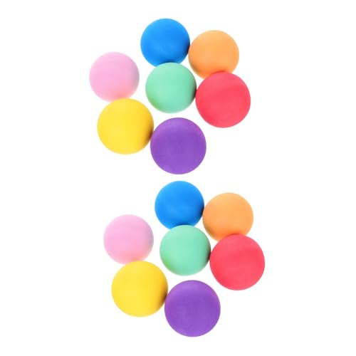 CLISPEED 14 Stück Teiliges Weiche Bunt Elastische Indoor spielbälle Kleine Softbälle für Kindergarten und Familienspaß von CLISPEED