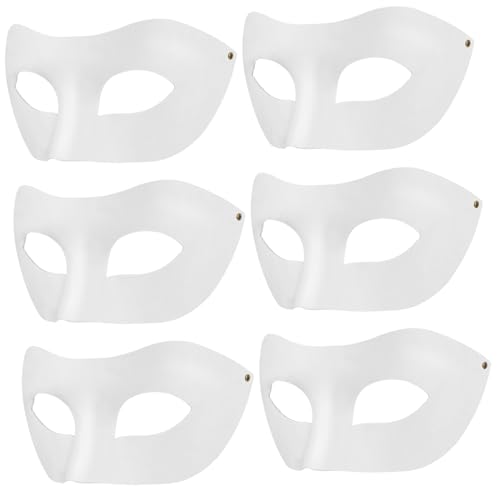 CLISPEED 15 Stück Maskerade-maske Für Frauen Kostümmaske Leer Bemalbare Papiermasken Maskerade Masken Party-cosplay-masken Handbemalte Masken Cosplay-masken Zum Selbermalen Zellstoff Weiß CLISPEED 15 Stück Maskerade-maske Für Frauen Kostümmaske Leer Bemalbare Papiermasken Maskerade Masken Party-cosplay-masken Handbemalte Masken Cosplay-masken Zum Selbermalen Zellstoff Weiß von CLISPEED
