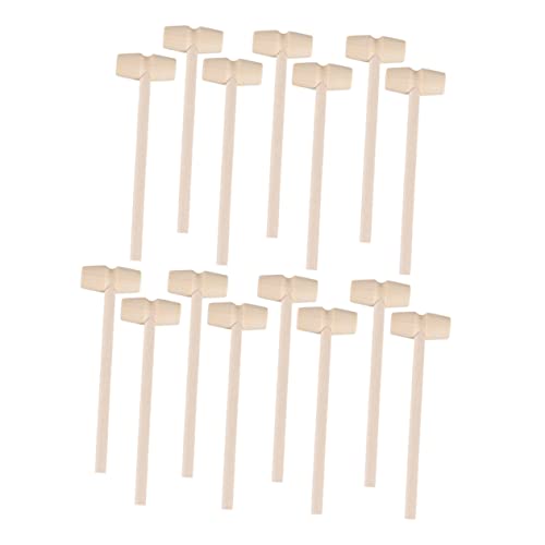 CLISPEED 15 Stück Mini Holzhammer für Teiliges Lernspielzeug Leicht und Tragbar für Kreative Aktivitäten zu Hause und Kindergärten CLISPEED 15 Stück Mini Holzhammer für Teiliges Lernspielzeug Leicht und Tragbar für Kreative Aktivitäten zu Hause und Kindergärten von CLISPEED