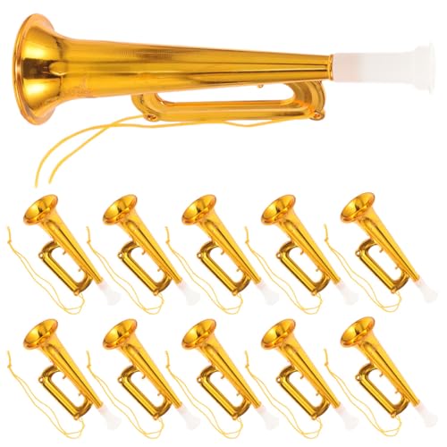 CLISPEED 15 Stück Teiliges Trompeten Robustem Kunststoff Lauter Sound Maker für Vielseitiges Musikspielzeug für Partys Sportevents Geburtstage Goldenes Cheer Prop zur Stimmungserhöhung CLISPEED 15 Stück Teiliges Trompeten Robustem Kunststoff Lauter Sound Maker für Vielseitiges Musikspielzeug für Partys Sportevents Geburtstage Goldenes Cheer Prop zur Stimmungserhöhung von CLISPEED
