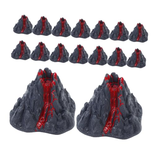 CLISPEED 16 Stück Modell Kunststoff Teiliges mit Realistischem Lava für Wissenschaftliche Experimente und Dekoration von Habitaten CLISPEED 16 Stück Modell Kunststoff Teiliges mit Realistischem Lava für Wissenschaftliche Experimente und Dekoration von Habitaten von CLISPEED