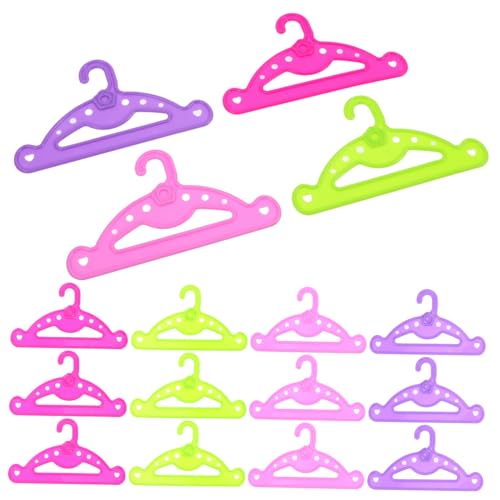 CLISPEED 16Stücke Mini Puppenkleiderbügel Teiliges Bunten Farben für Puppenkleidung Praktische Kleiderbügel aus Kunststoff für Puppenaufbewahrung Geeignet für Mini CLISPEED 16Stücke Mini Puppenkleiderbügel Teiliges Bunten Farben für Puppenkleidung Praktische Kleiderbügel aus Kunststoff für Puppenaufbewahrung Geeignet für Mini von CLISPEED