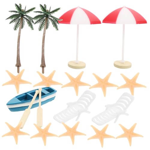 CLISPEED 17 Stück Teiliges Miniatur Strand Deko mit Liegestühlen Sonnenschirmen und Meereszubehör Mini Garten und Puppenhaus Dekoration für Kreative Strandlandschaften Zufällige Farbe CLISPEED 17 Stück Teiliges Miniatur Strand Deko mit Liegestühlen Sonnenschirmen und Meereszubehör Mini Garten und Puppenhaus Dekoration für Kreative Strandlandschaften Zufällige Farbe von CLISPEED