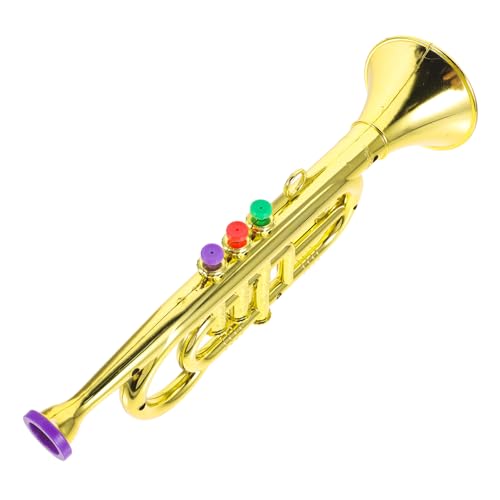 CLISPEED 1Pc Dreiklang Trompetenspielzeug Kindertrompete Trompetenspielzeug Kindertrompete Kleinkindtrompete Trompeten Trompeteninstrument Trompete Für Spielzeugtrompete Juniortrompete CLISPEED 1Pc Dreiklang Trompetenspielzeug Kindertrompete Trompetenspielzeug Kindertrompete Kleinkindtrompete Trompeten Trompeteninstrument Trompete Für Spielzeugtrompete Juniortrompete von CLISPEED