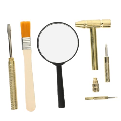 CLISPEED 1Satz Ausgrabungswerkzeugset Teiliges DIY Grabset mit Hammer Meißel Bürste und Lupe Kreatives für Geburtstags und Weihnachtsgeschenke Fördert die Fantasie CLISPEED 1Satz Ausgrabungswerkzeugset Teiliges DIY Grabset mit Hammer Meißel Bürste und Lupe Kreatives für Geburtstags und Weihnachtsgeschenke Fördert die Fantasie von CLISPEED