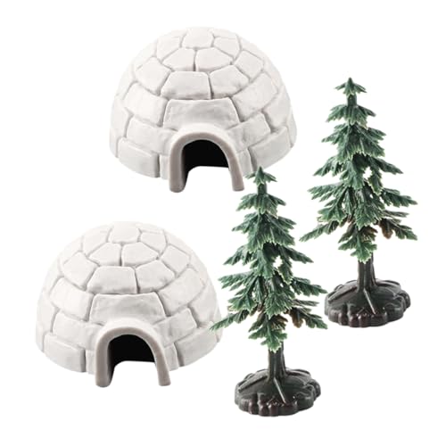 CLISPEED 1Satz Dekoration mit Realistische Mini Schneehäuser und Weihnachtsbäume Ornamente für Sandtischlandschaften und Feiertagsfeiern Langlebig und Leicht CLISPEED 1Satz Dekoration mit Realistische Mini Schneehäuser und Weihnachtsbäume Ornamente für Sandtischlandschaften und Feiertagsfeiern Langlebig und Leicht von CLISPEED