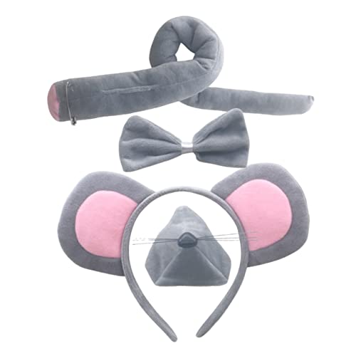 CLISPEED 1Satz Mauskostüm Haarreif Set Teiliges Cosplay Zubehör mit Flauschigen für Tierkostüme und Partydekorationen Fasching Halloween CLISPEED 1Satz Mauskostüm Haarreif Set Teiliges Cosplay Zubehör mit Flauschigen für Tierkostüme und Partydekorationen Fasching Halloween von CLISPEED